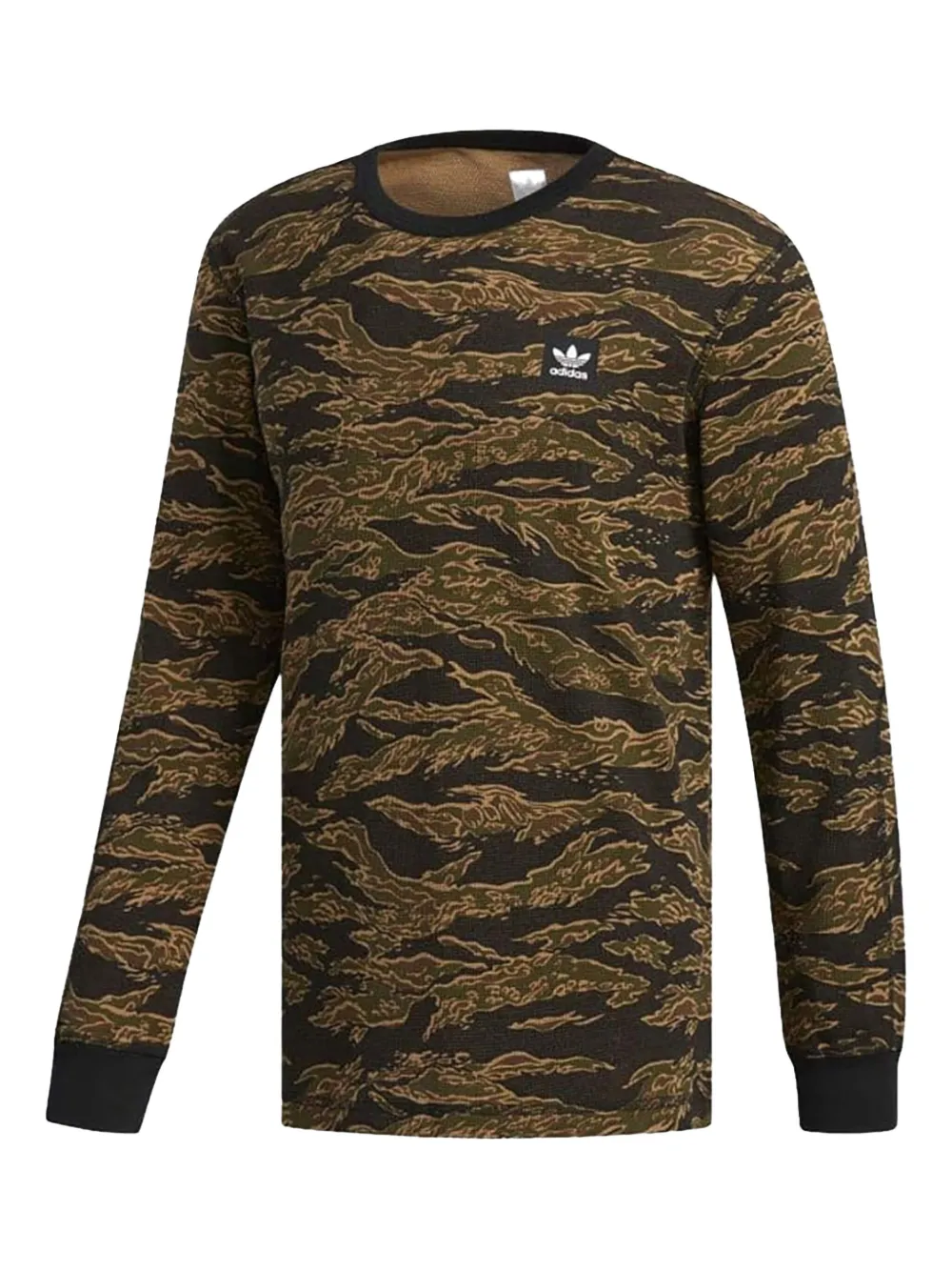 adidas Stadium Originals Thermal "Camo Print" T-shirt | Brown | Image 1
