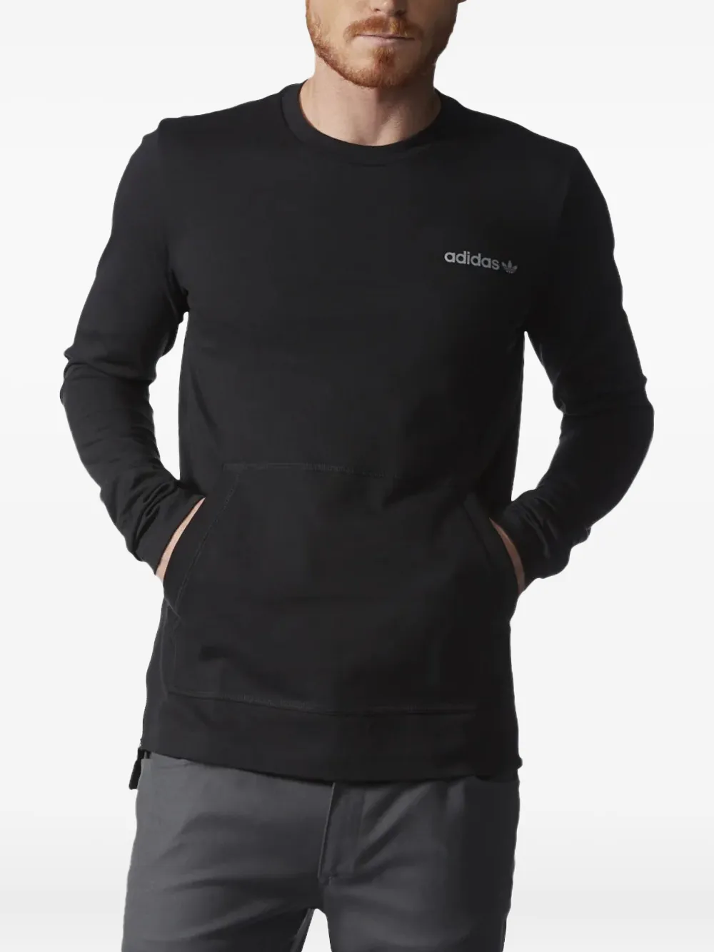 adidas T-shirt met lange mouwen Zwart