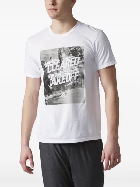 adidas Stadium Take Off Ball "White" T-shirt