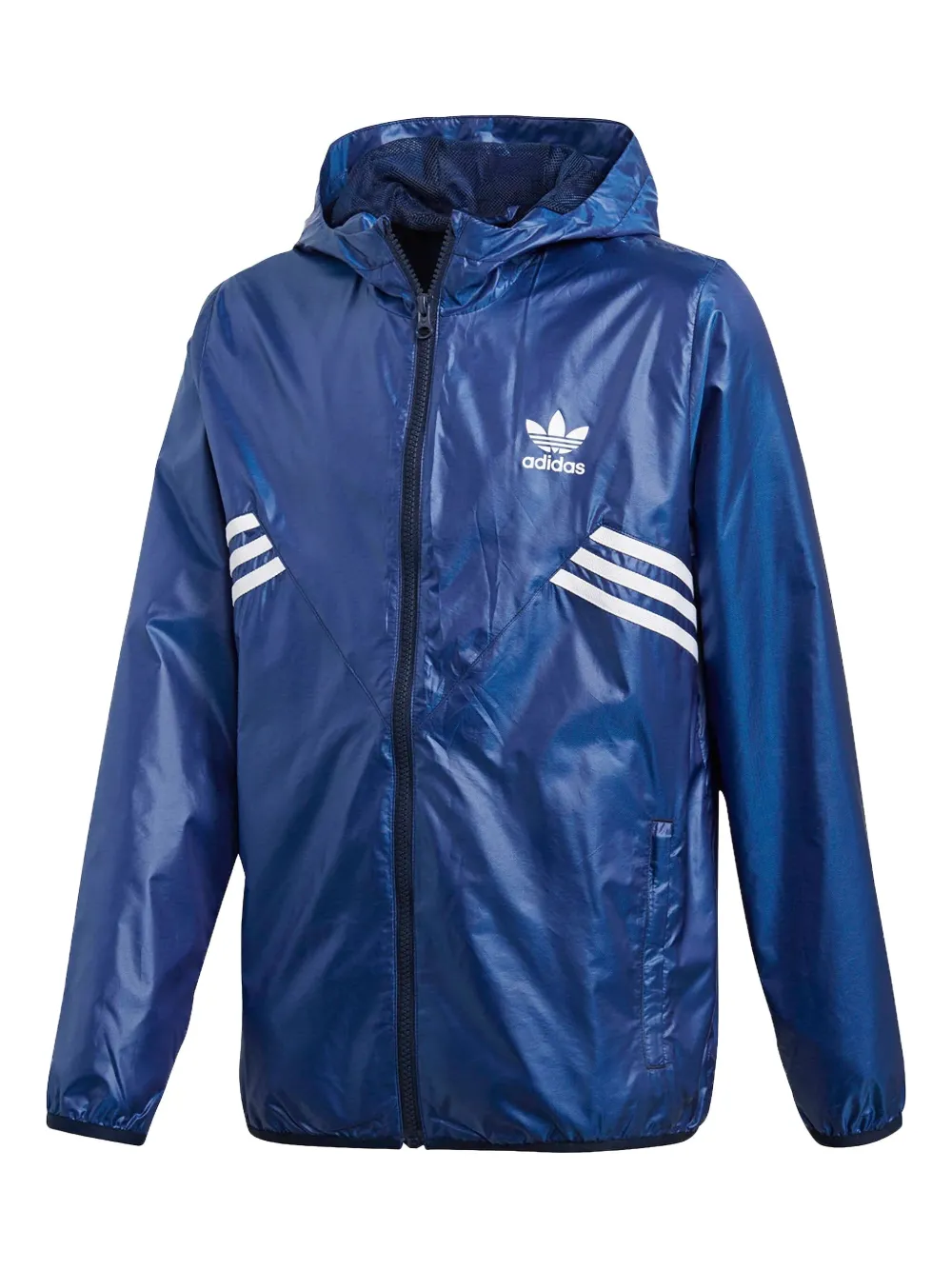 adidas Originals fleece windjack Blauw
