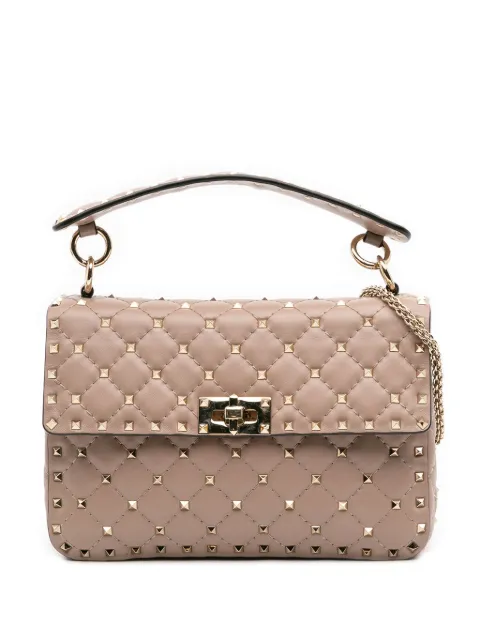 Valentino Garavani Pre-Owned 2000-2017 Medium Nappa Rockstud Spike satchel