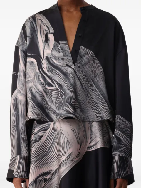 Jason Wu Collection long-sleeve V-neck blouse
