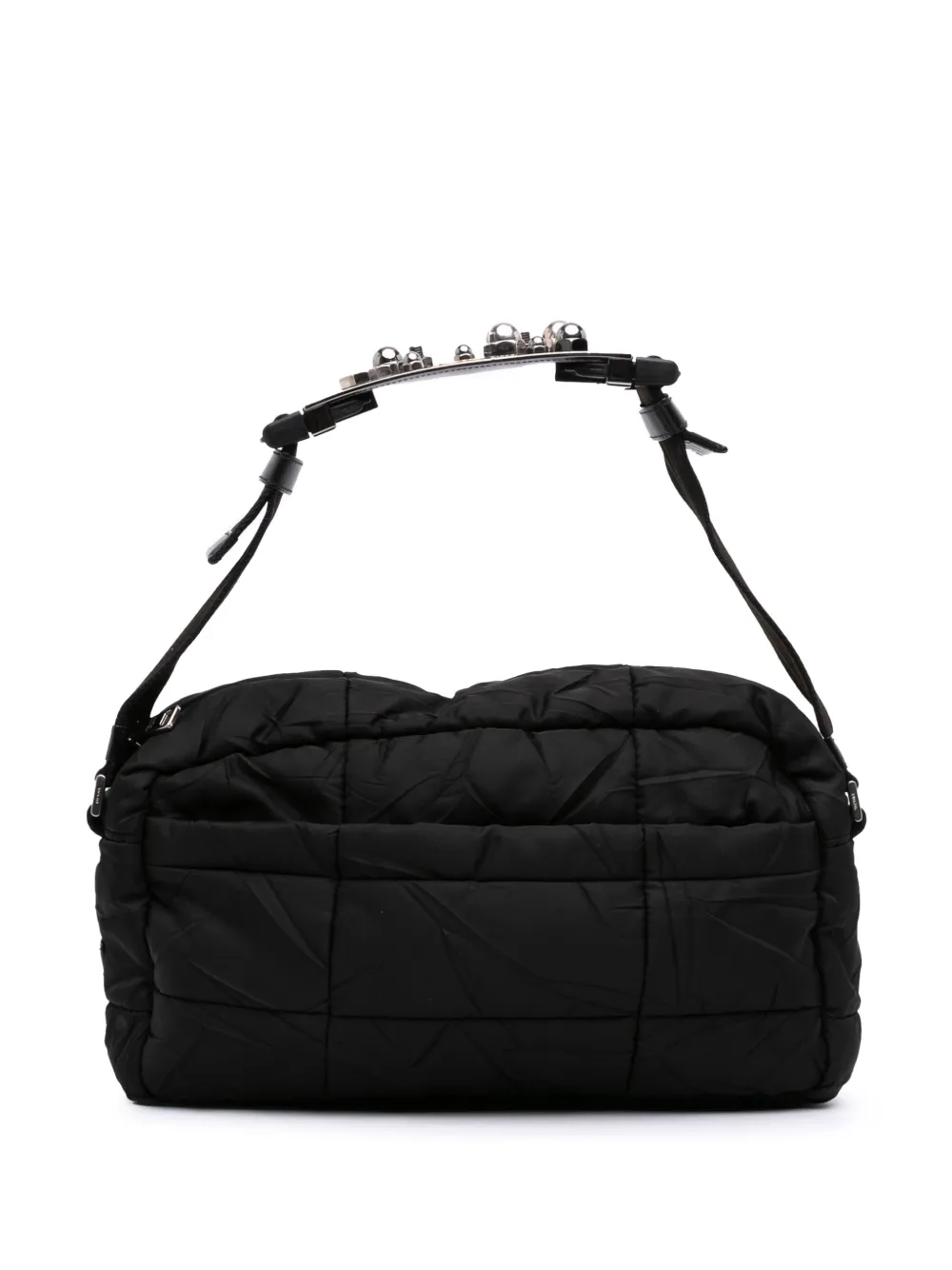 Prada Pre-Owned 2013-2025 Quilted Tessuto Messenger Bag crossbody bag Prada Pre-Owned 2013-2025 Quilted Tessuto Messenger Bag crossbody bag