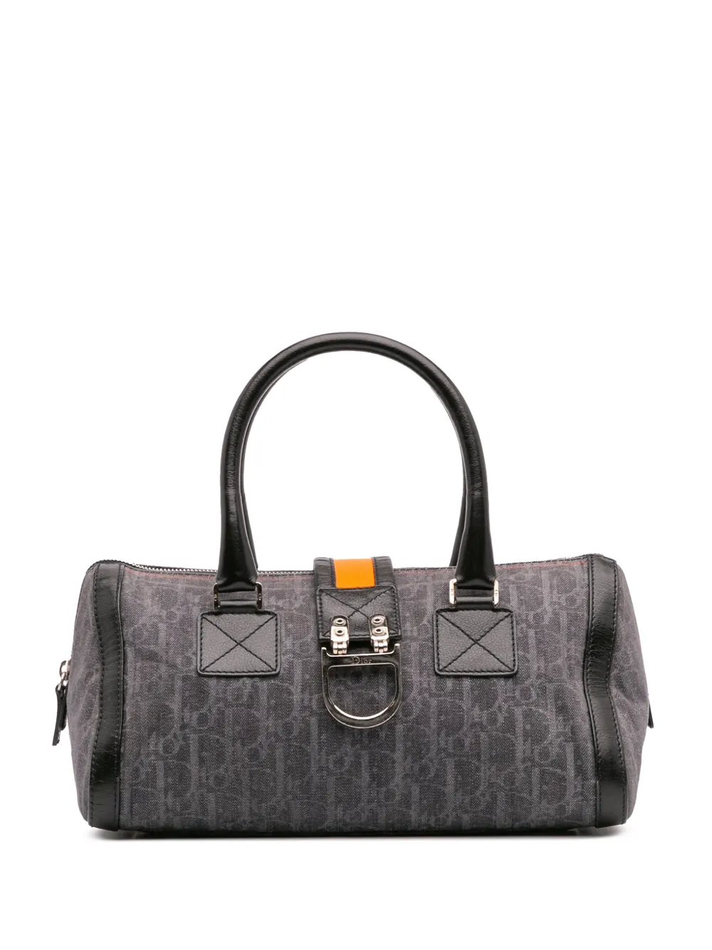 Christian Dior Pre-Owned 2005 Diorissimo Trotter Denim Flight boston bag - Blu