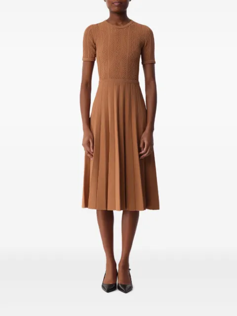 Jason Wu Collection cable-knit short-sleeve midi dress