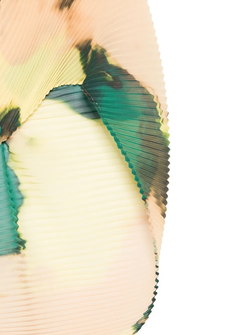 Issey Miyake Pleated Scarf In Neutral