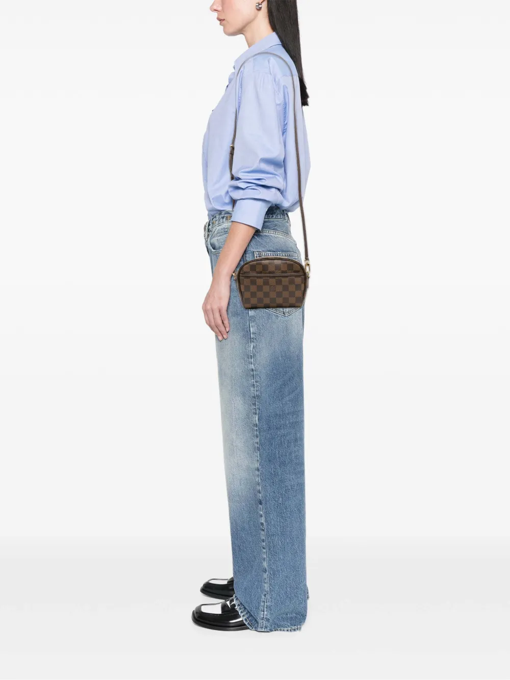 Louis Vuitton Pre-Owned 2006 Damier Ebene Ipanema Pochette crossbody bag | Pre-Owned | Image 2