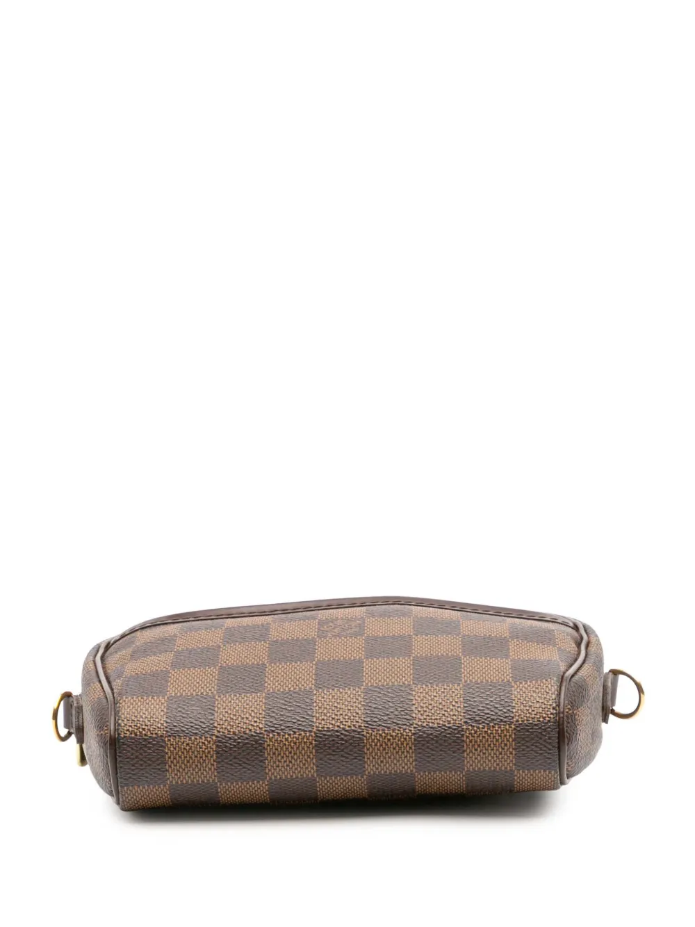 Pre-owned Louis Vuitton 2006 Damier Ebene Ipanema Pochette Crossbody Bag In Brown
