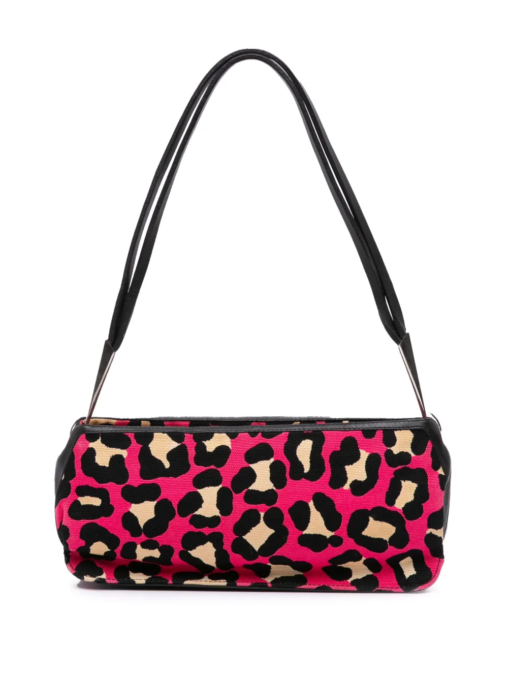 Bottega Veneta Pre-Owned 20th Century Leopard Print Canvas shoulder bag | Pink | Image 1