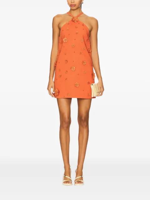 Alexis Milaa floral-detail mini dress