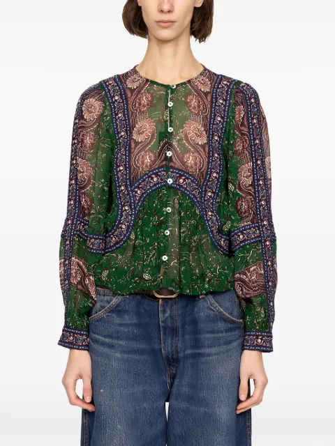 Sea Melba long-sleeve blouse