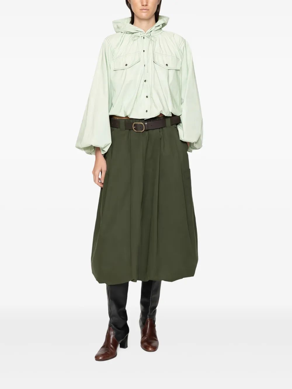 Sea Sullivan balloon-sleeve buttoned hoodie | Hoodies | Image 2