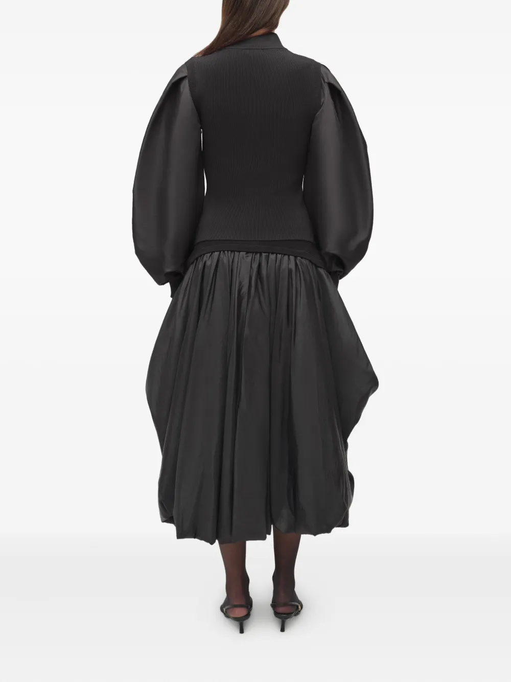 Simkhai Jackie blouse met lange mouwen Zwart