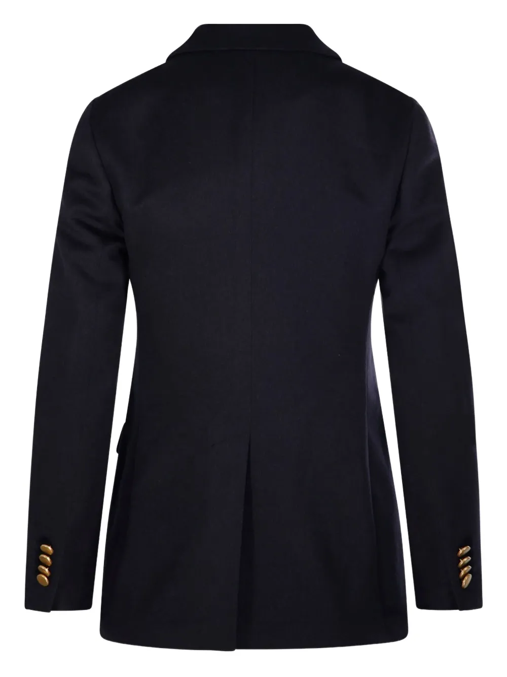 Tagliatore Double-breasted Gold-button Blazer In Black
