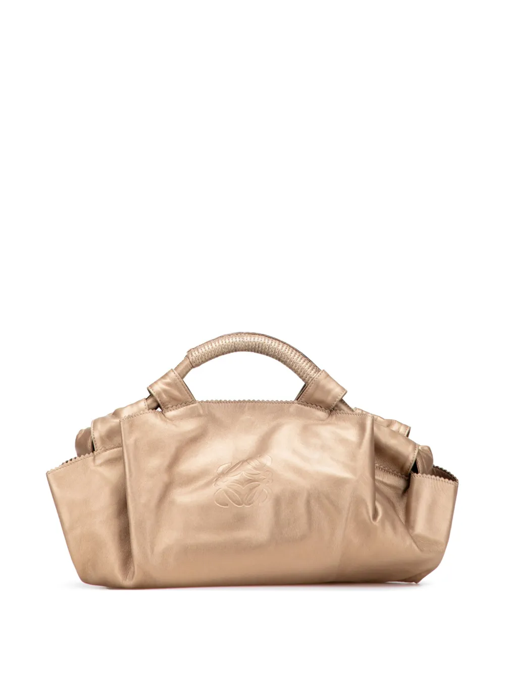 Loewe Pre-Owned 2010-2025 Metallic Nappa Aire hobo bag - ゴールドトーン Loewe Pre-Owned 2010-2025 Metallic Nappa Aire hobo bag - ゴールドトーン