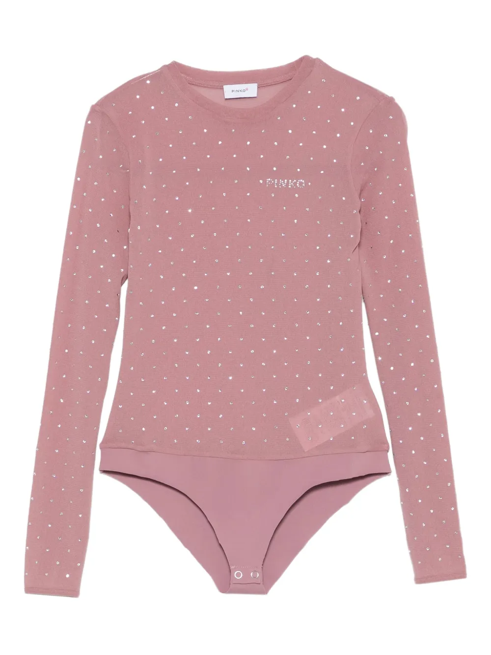 Pinko Kids rhinestone-embellished bodysuit