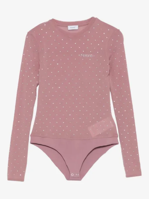 Pinko Kids body con detalles de strass