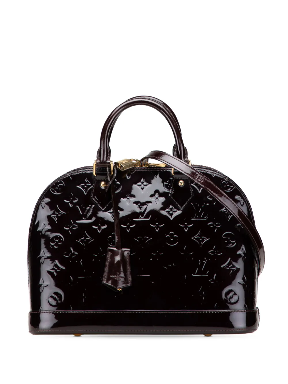 Louis Vuitton Pre-Owned 2014 Monogram Vernis Alma PM handbag | Purple | Image 1
