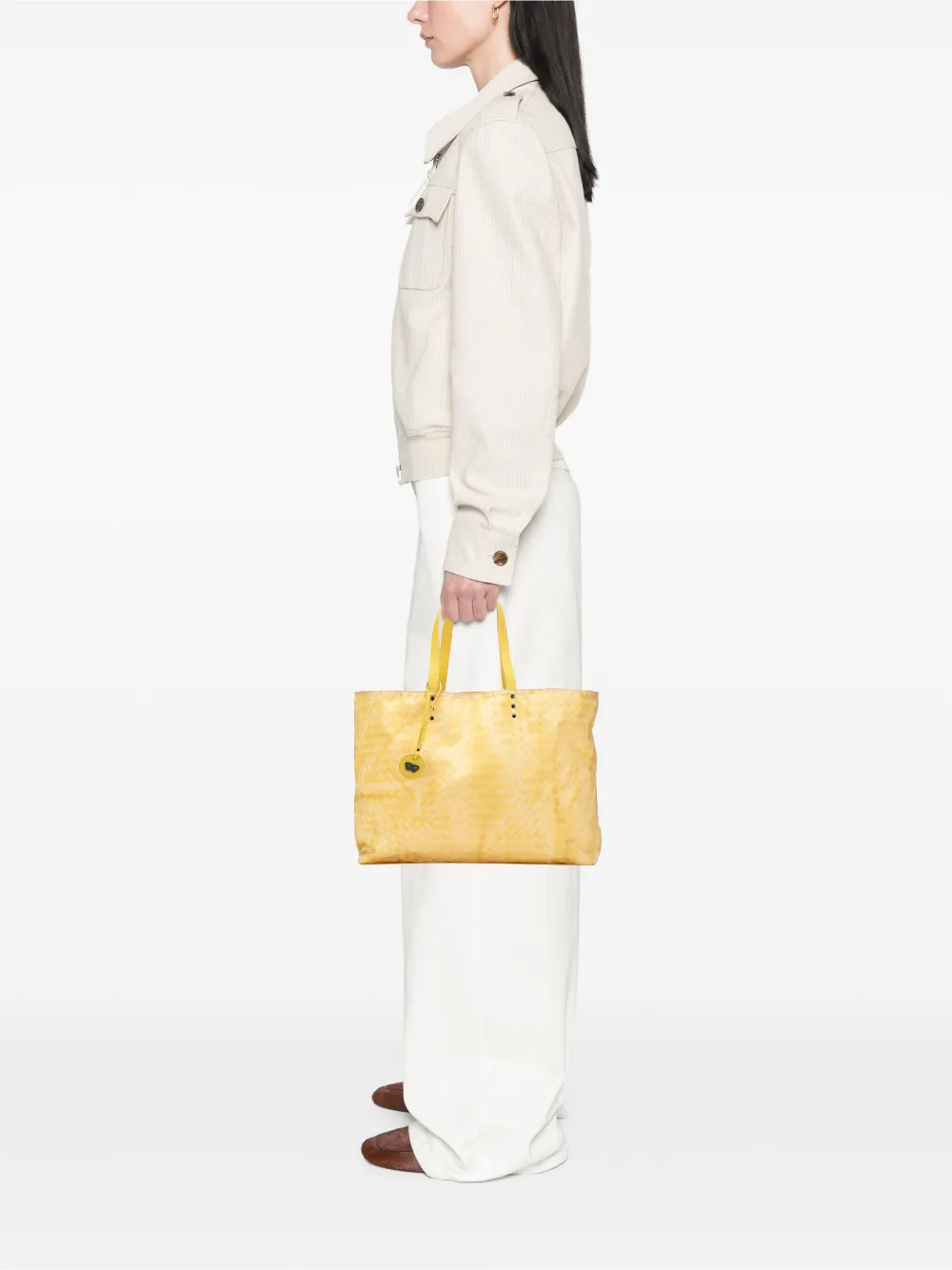 Bottega Veneta Pre-Owned 2012-2025 Nylon Intrecciolusion tote bag | Pre-Owned | Image 2