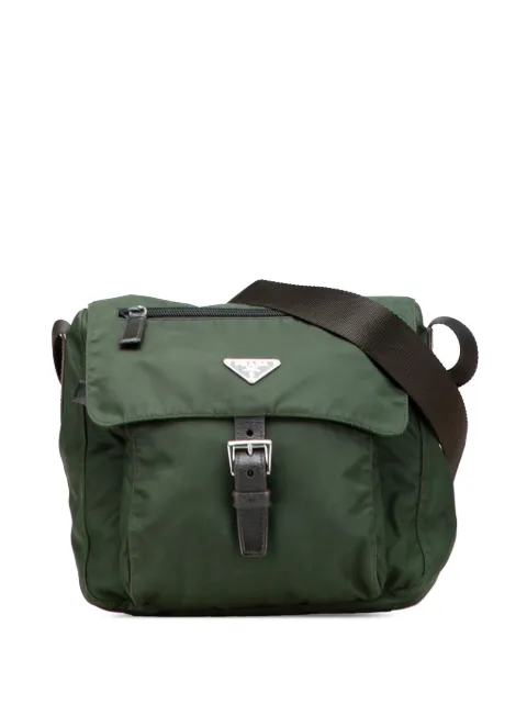 Prada Pre-Owned 2013-2025 Tessuto Zip Buckle Messenger Bag crossbody bag