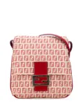 Fendi Pre-Owned 2000-2010 Zucchino Canvas Flap crossbody bag - Brown