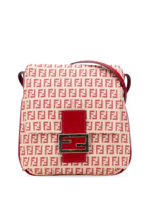 Fendi Pre-Owned 2000-2010 Zucchino Canvas Flap crossbody bag