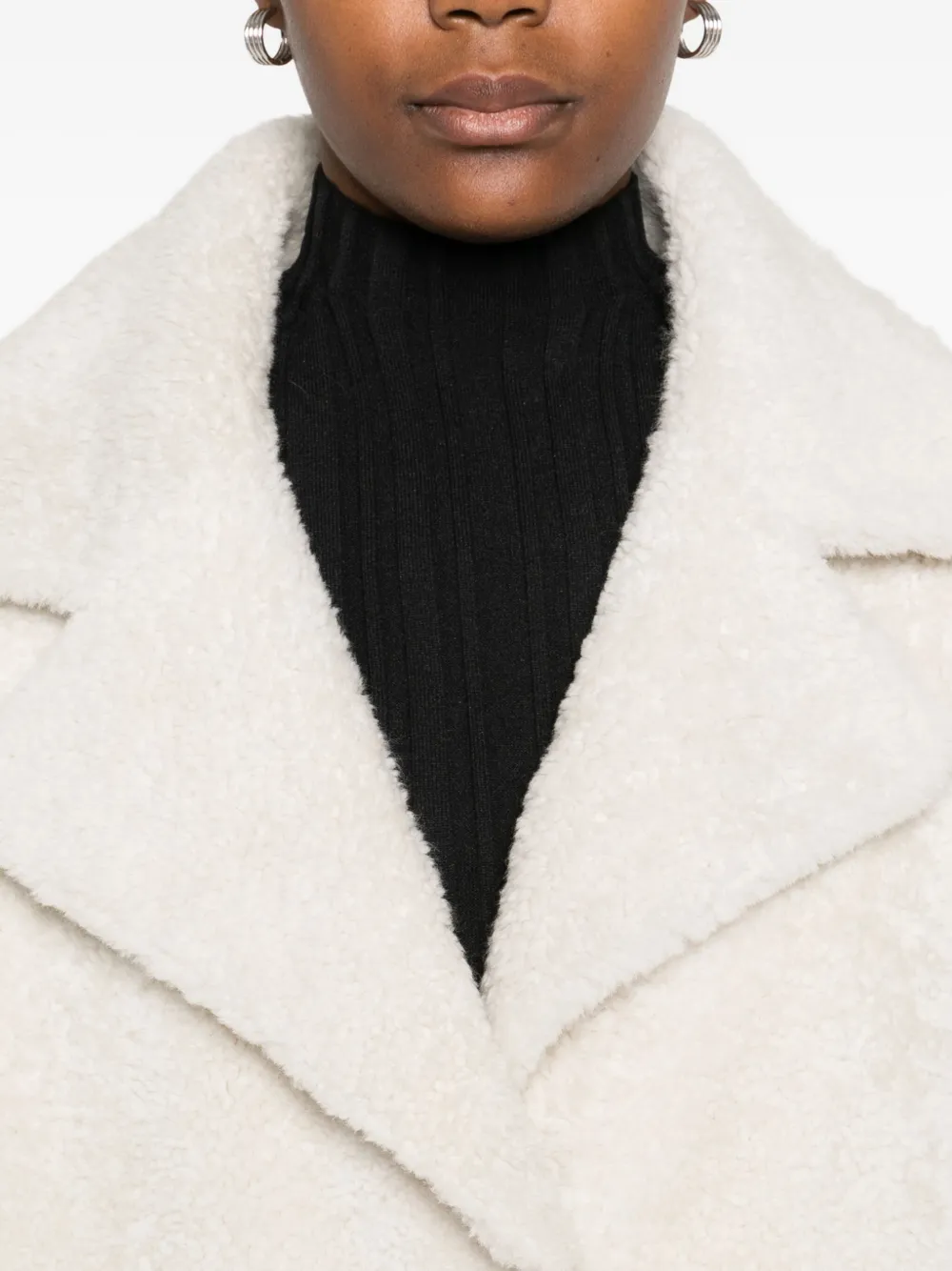 Arma Fleece jas met paspelzak Beige