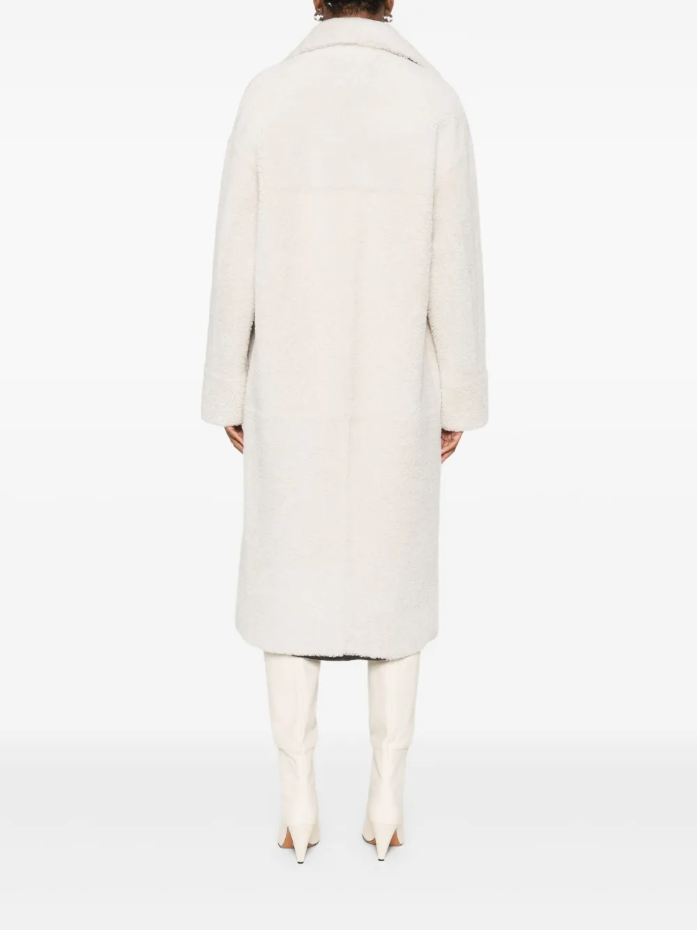 Arma Fleece jas met paspelzak Beige