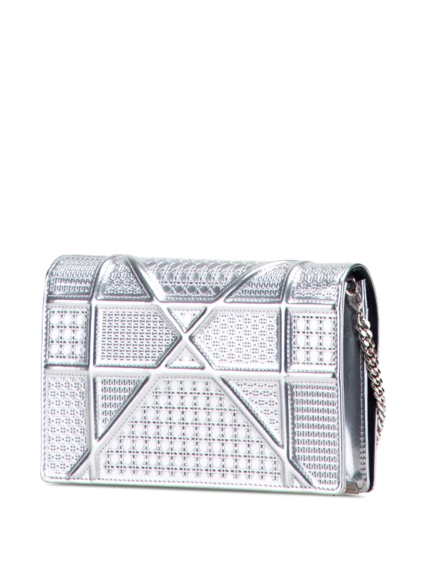 Christian Dior Pre-Owned 2017 メタリック パテント マイクロ