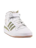 adidas Kids Forum Mid ""White/Orbit Green"" sneakers