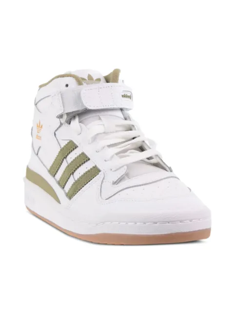 adidas Kids Forum Mid "White/Orbit Green" sneakers 