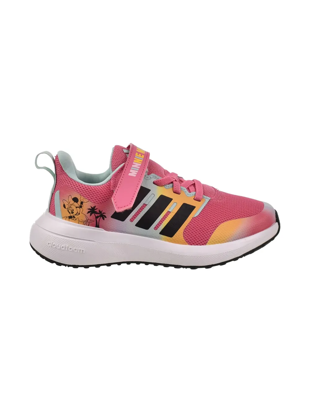 adidas Kids x Disney Fortarun "Pink Fusion Core Black" sneakers