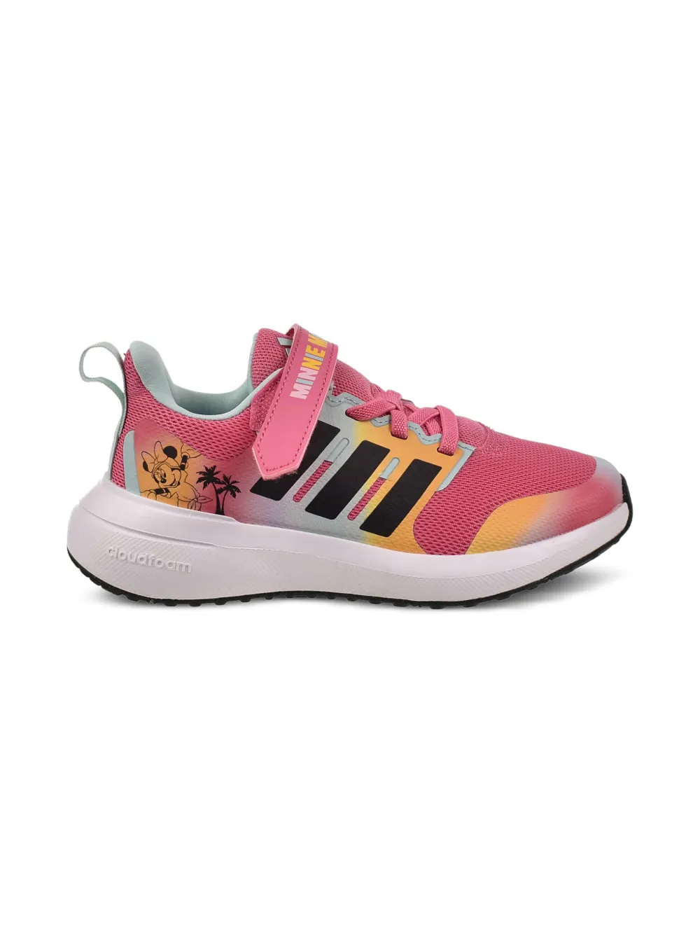 adidas Kids x Disney Fortarun "Pink Fusion/Core Black" sneakers | Image 2