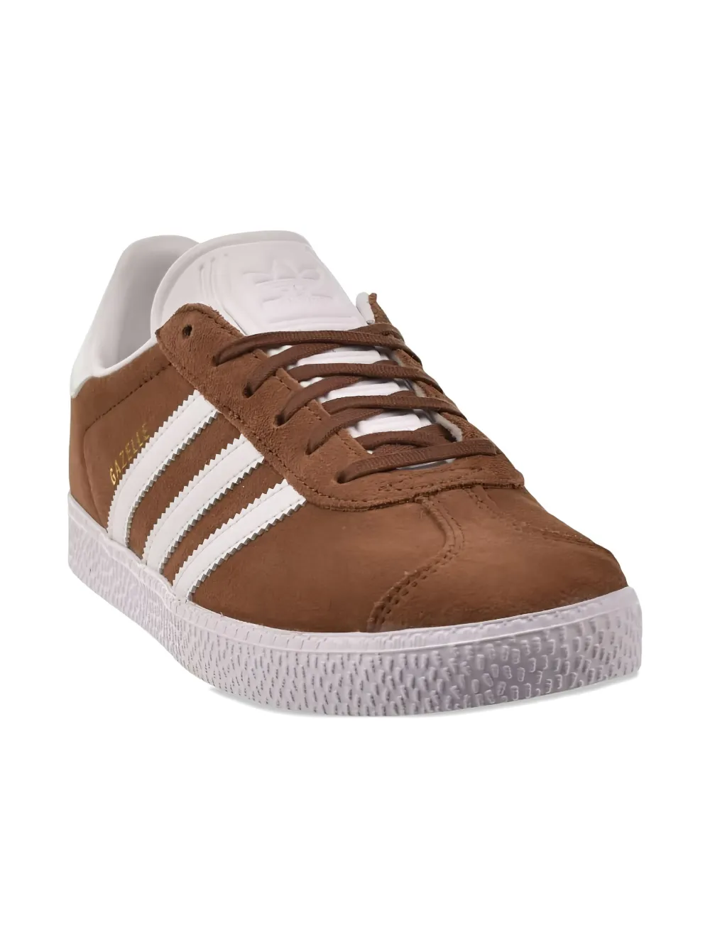Adidas Kids Gazelle suede sneakers Brown