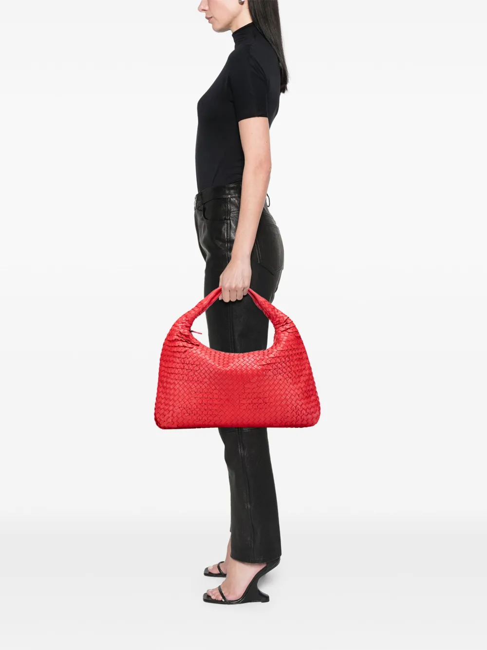 Bottega Veneta Pre-Owned 2012-2025 Medium Nappa Intrecciato Ruffle Veneta hobo bag | Pre-Owned | Image 2