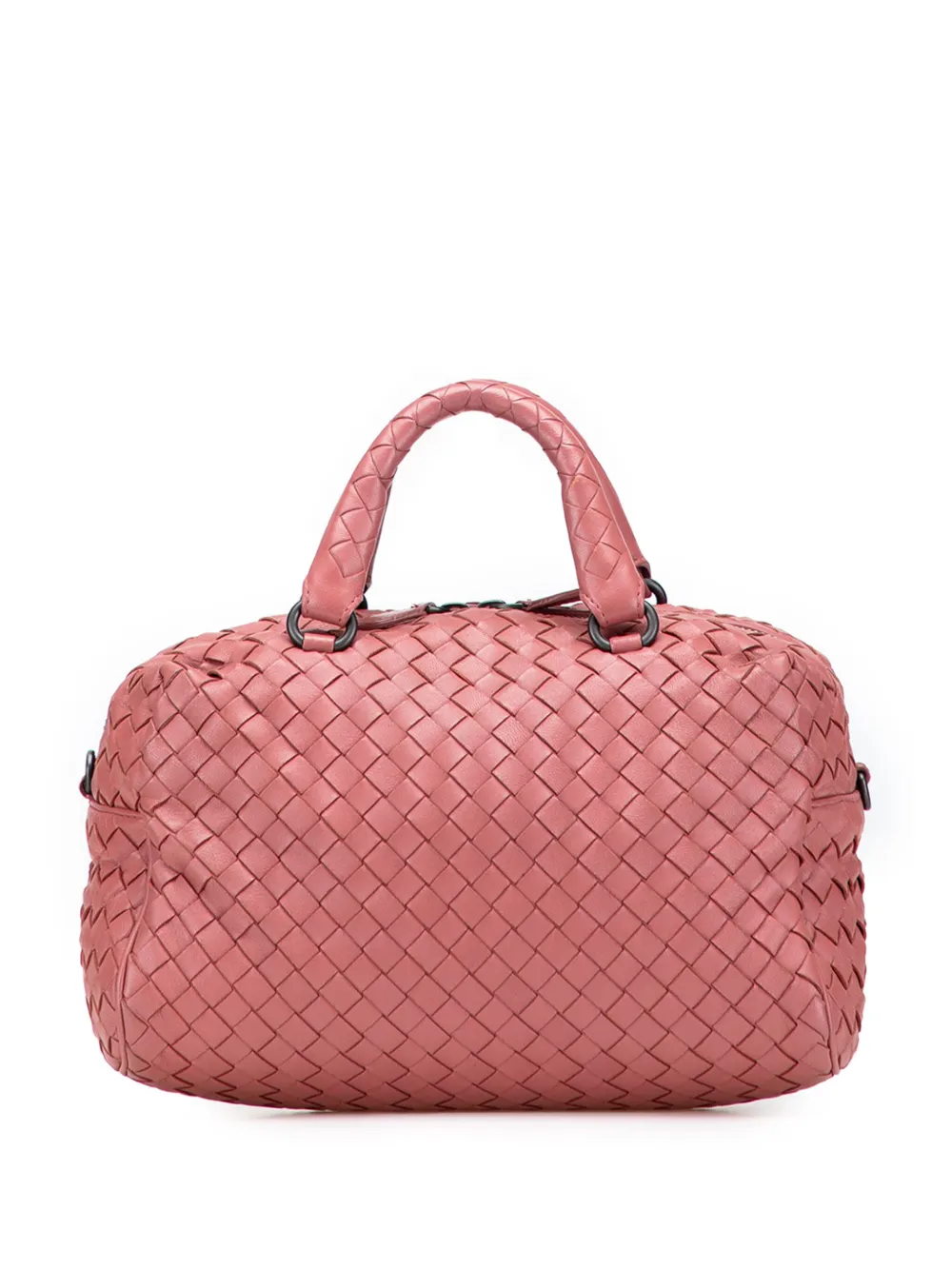 Bottega Veneta Pre-Owned 2012-2025 Nappa Intrecciato Bosto boston bag | Pink | Image 1