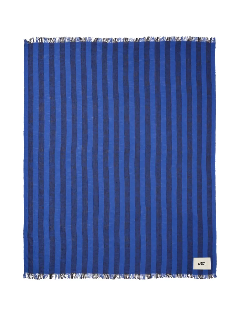 Tom Dixon Coberta Band com listras 200cm x 160cm | Azul | Image 1