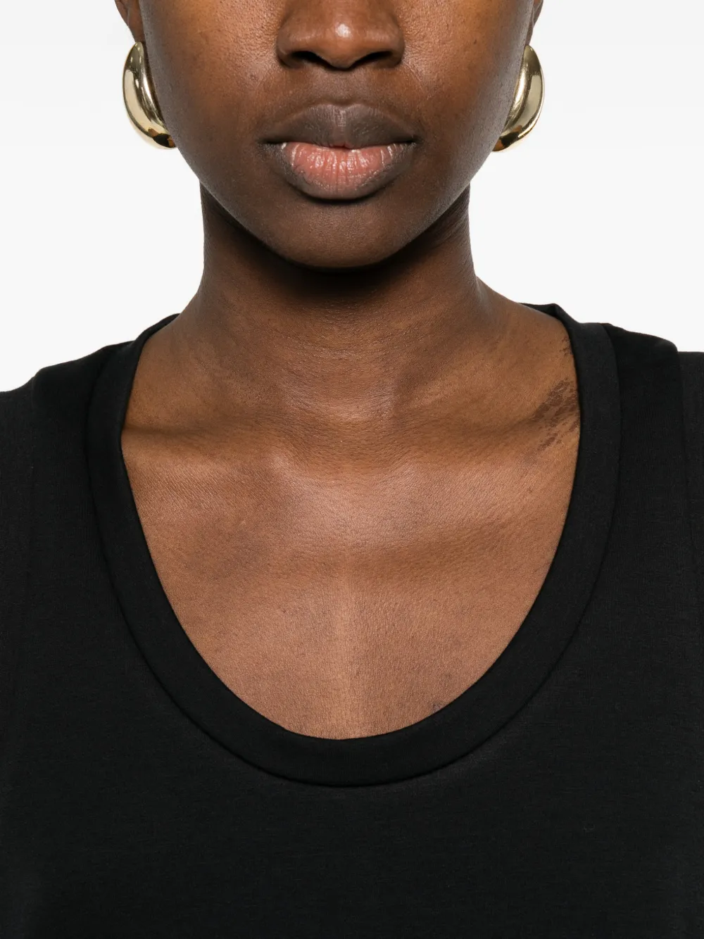 WARDROBE.NYC Oversized mini-tanktop Zwart