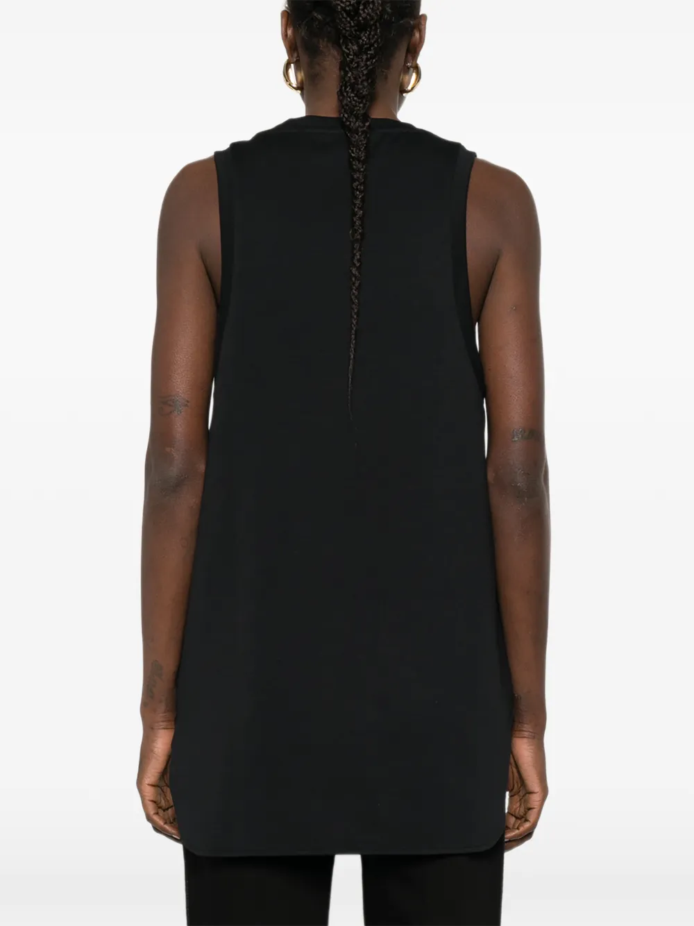WARDROBE.NYC Oversized mini-tanktop Zwart
