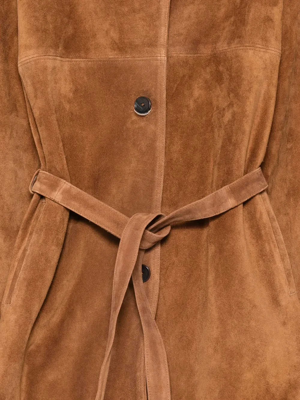 Arma Cressida Suede Jacket In Brown