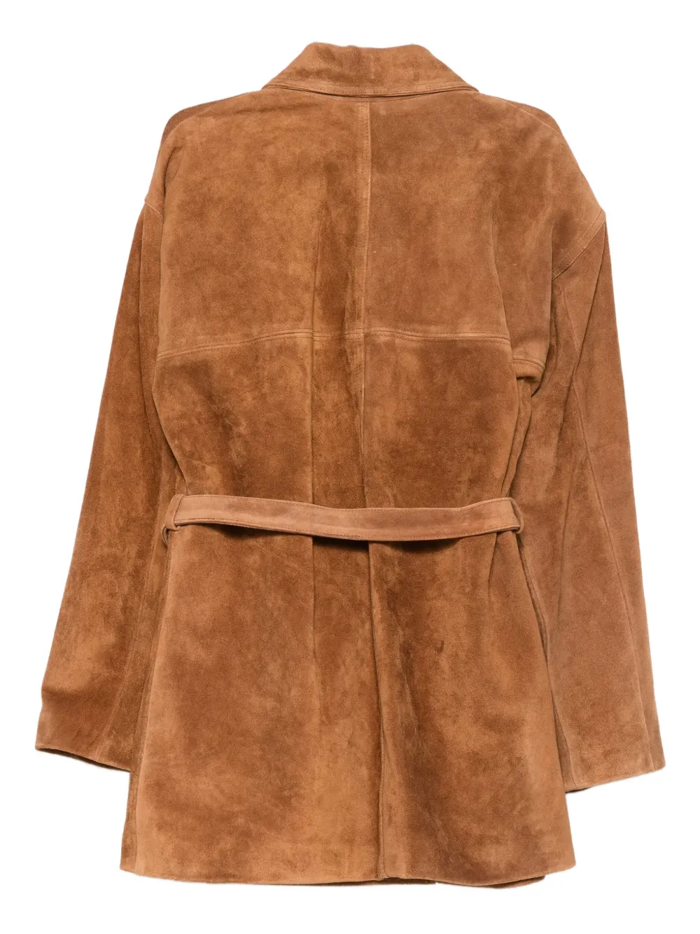 Arma Cressida Suede Jacket In Brown