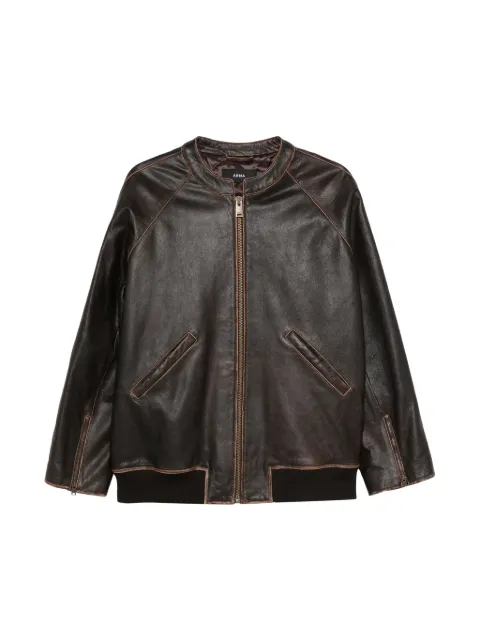 Arma Azzura leather bomber jacket
