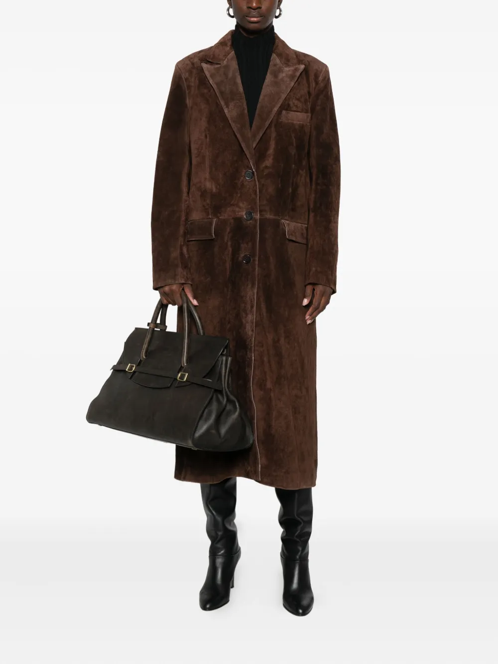 Arma trench Alissa en daim | Trenchs & imperméables | Image 2