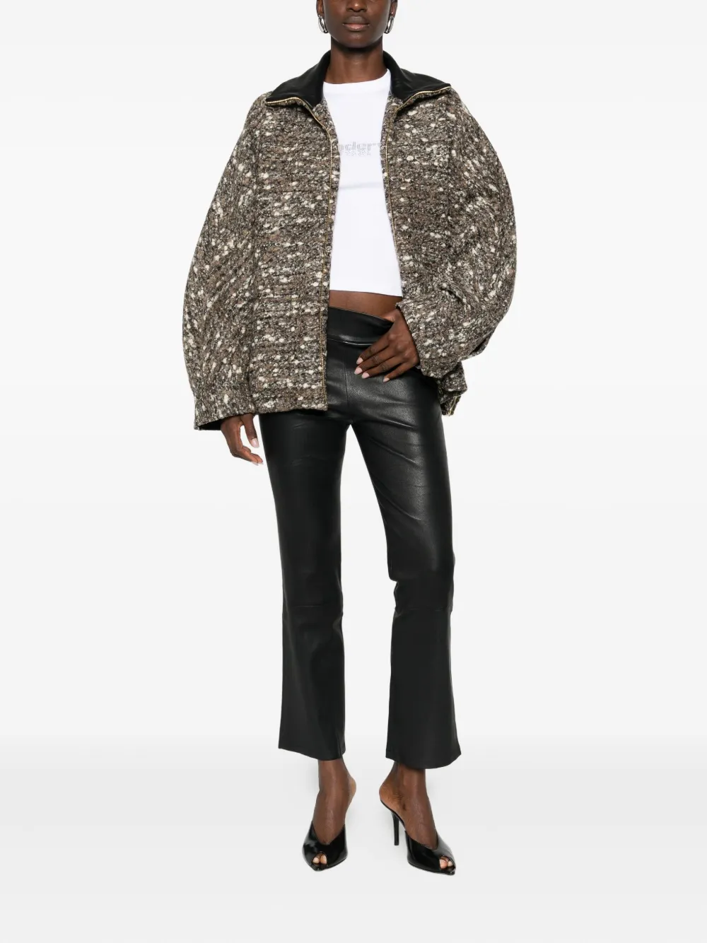 Arma Flared Trousers In Black