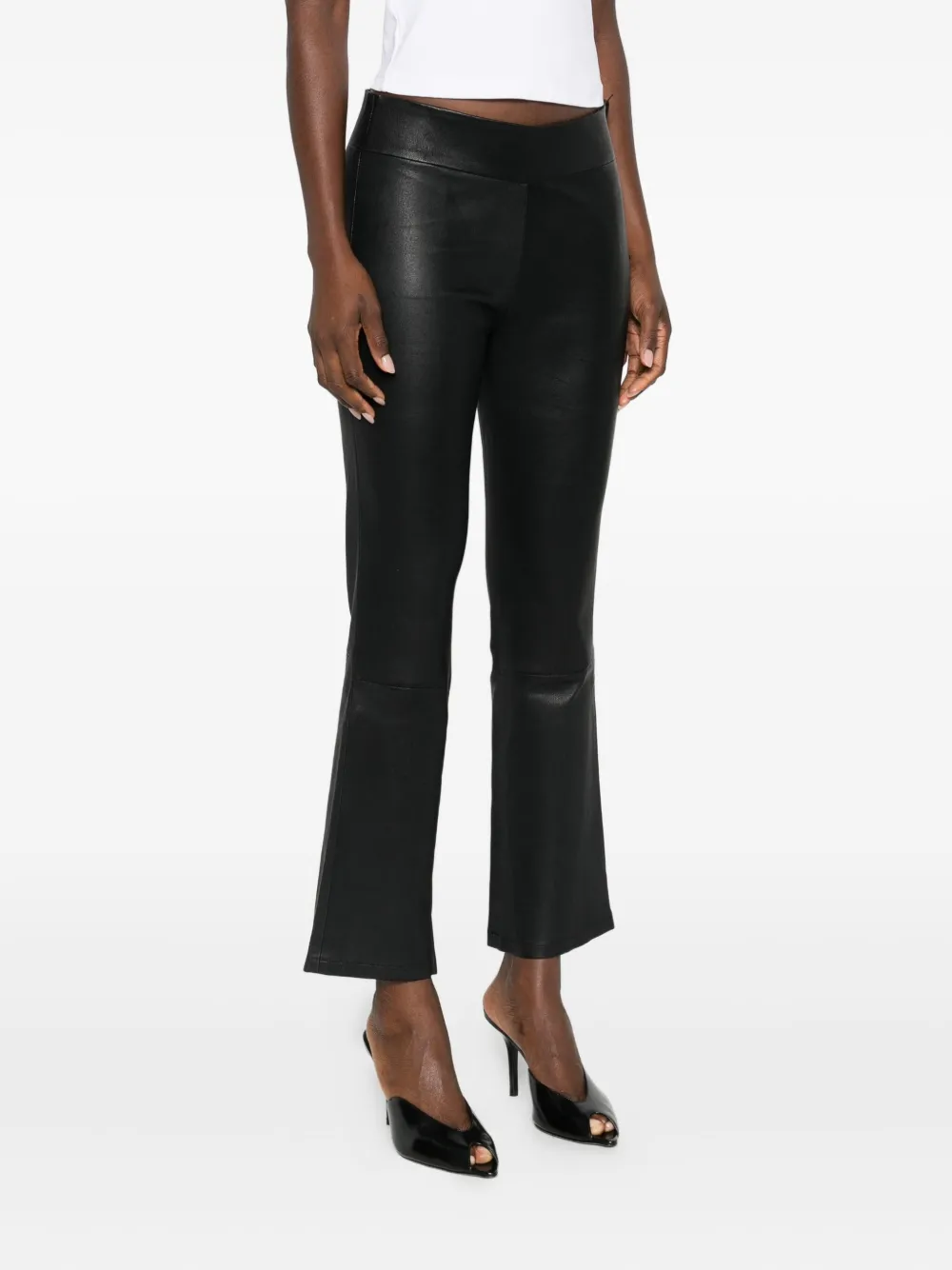 Arma Flared Trousers In Black