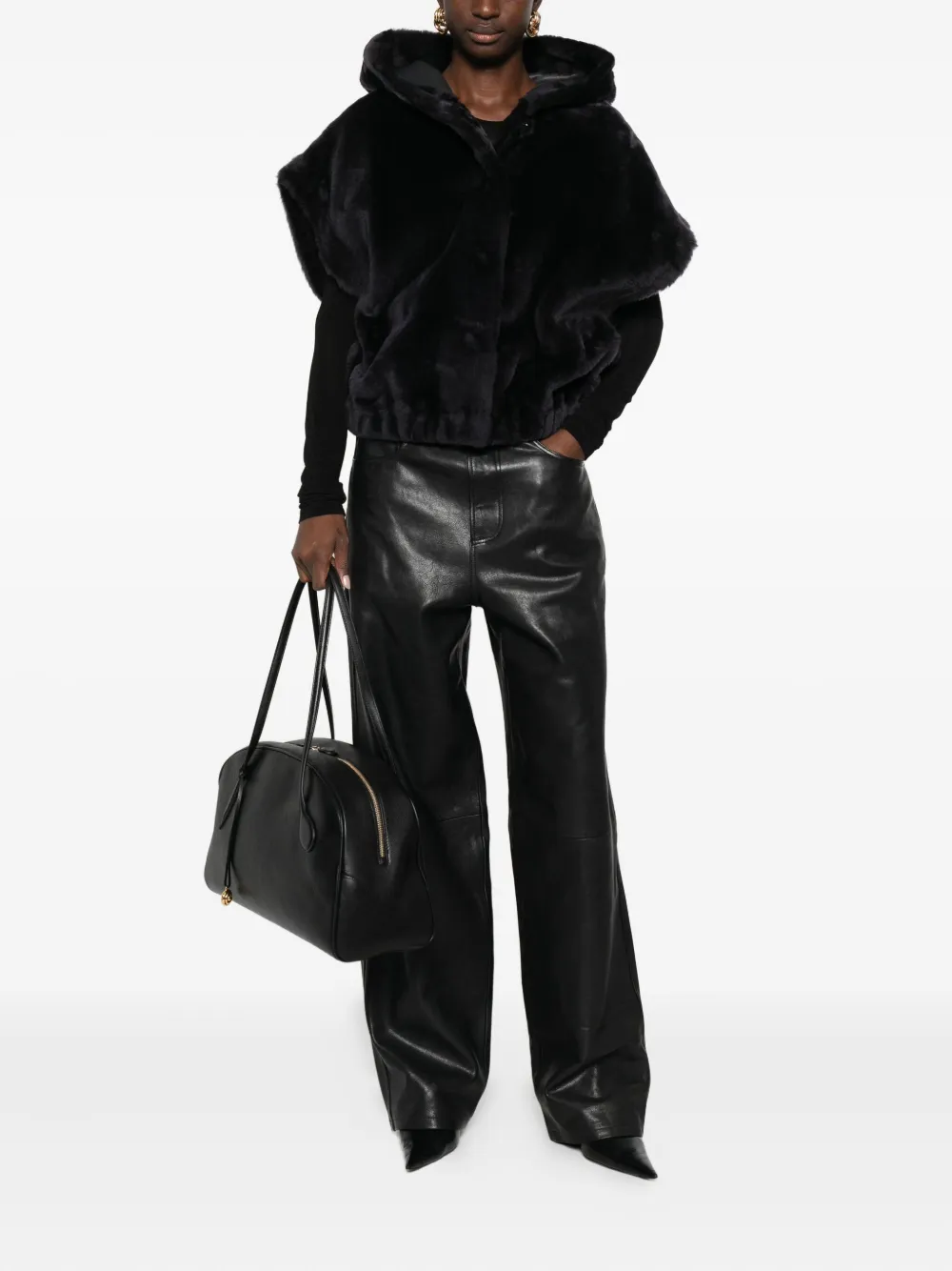 Arma Aurelie hooded faux-fur jacket | Faux Fur & Shearling Jackets | Image 2
