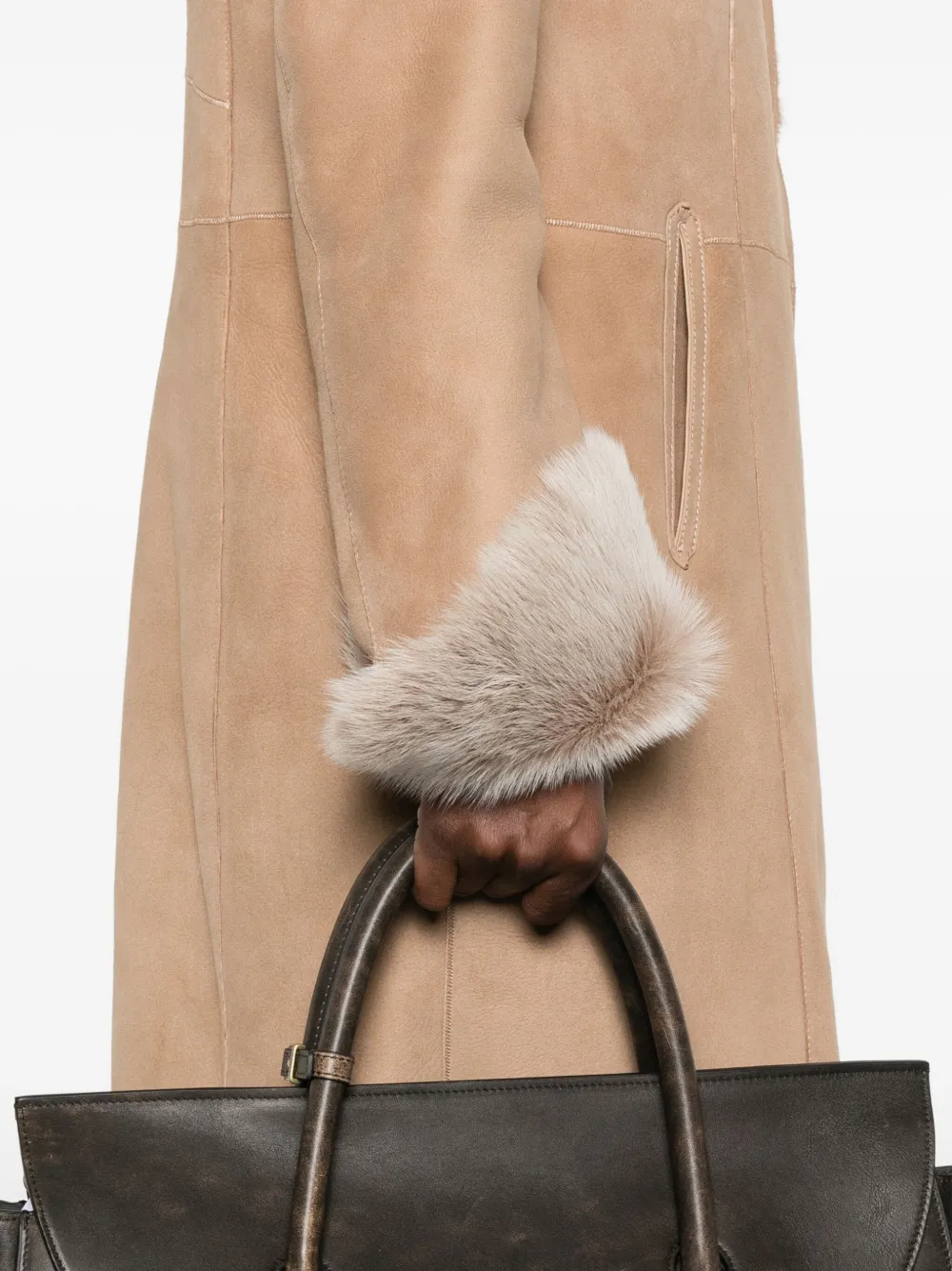 Arma Toscana omkeerbare jas Bruin