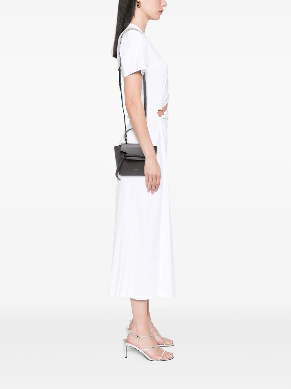 Celine Pre-Owned 2020 Pico Grained Calfskin Belt Bag satchel | Pre-Owned | Image 2