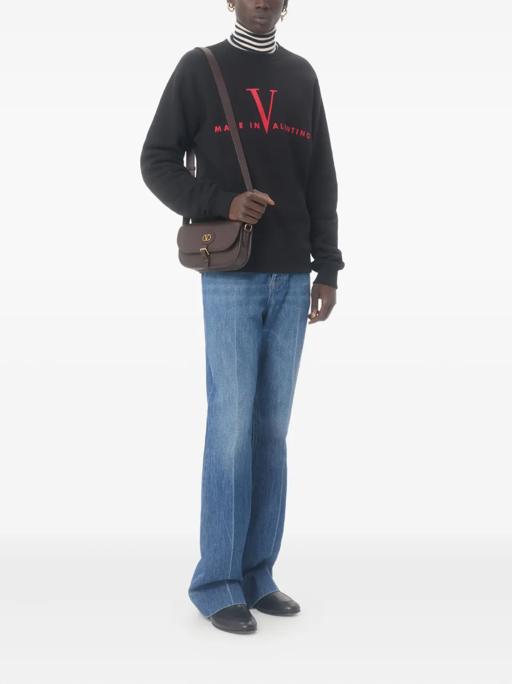 Valentino Garavani Trui met ronde hals - Zwart