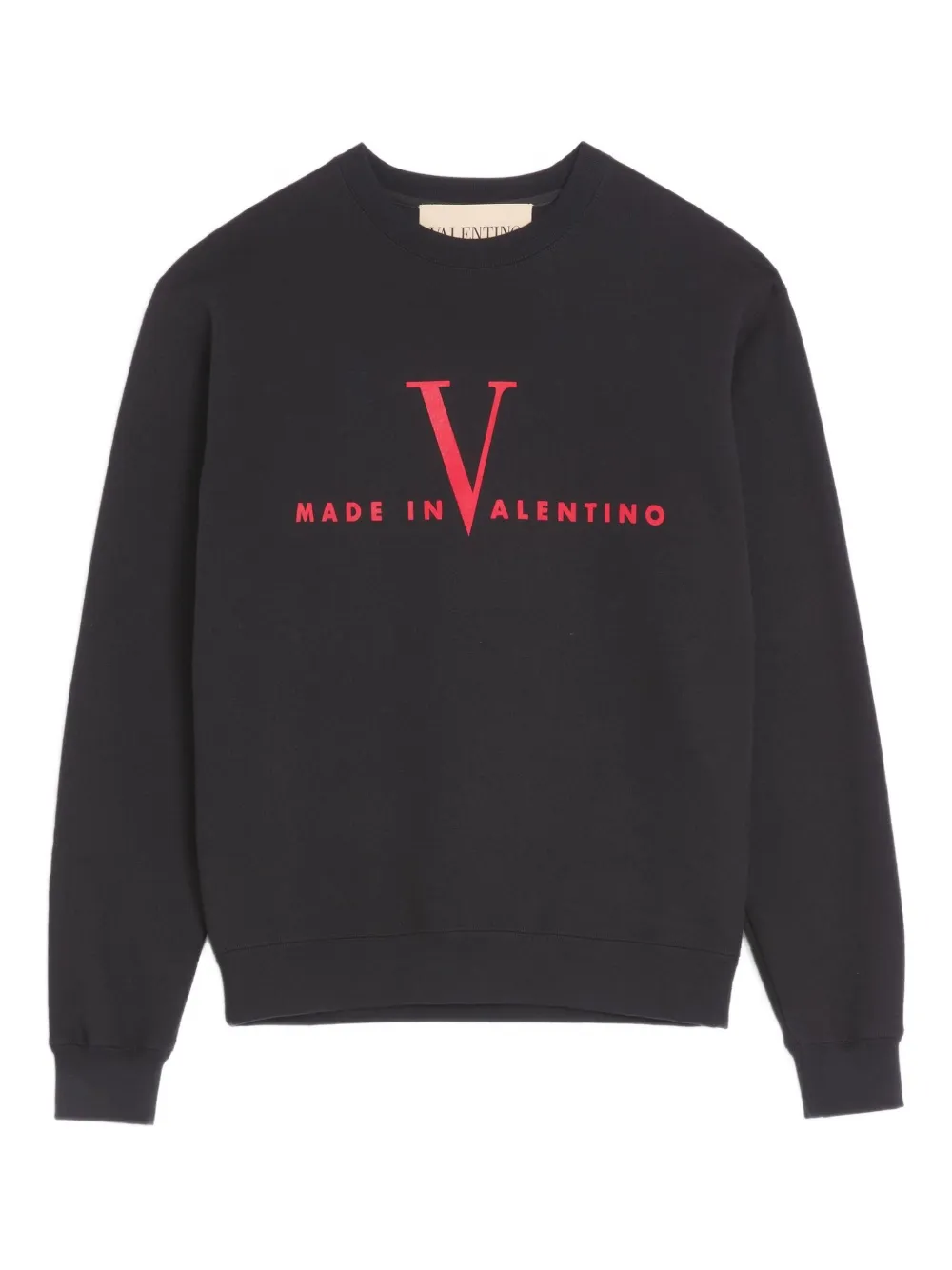 Valentino+Garavani+pull+à+col+rond+-+Noir